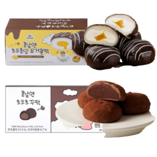 봄날엔 초코퐁당 초코초꾸떡+초코퐁당 요거꿀떡, 1세트, 780g
