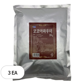 청은 코코아 파우더, 350g, 1개입, 3개