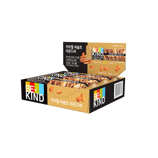 비카인드 비카인드 카라멜 씨솔트 아몬드바, 240g, 2개