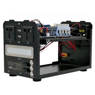 올인원 파워뱅크 케이스 DIY 보관함 인버터 파우치, 1개, 800W 전원 220V 48V