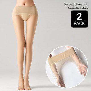 패션파트너 올 누드 토우 노라인 심리스 Y존 프리 0D 시스루 팬티스타킹 2p / 4color