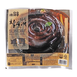 푸드올마켓_ 달솔 너른골찰순대 2kg /진공포장/ 냉장, 1개
