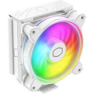 Cooler Master Hyper 212 Halo CPU 에어 쿨러 - 퓨어 화이트 알루미늄 마감 핀이 있는 연속 직접 접촉 히트 파이프 4개 MF120 Halo2 ARG, 212 헤일로 화이트 COOLER MASTER 11s, 1개