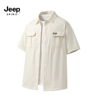 JEEP spirit 남성 캐쥬얼 비지니스 카고반팔 남방셔츠 JPCS 601