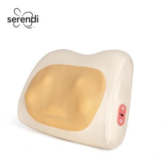 SERENDI 무선 다기능 마사지기 온열찜질 허리마사지기 목마사지기, 베이지