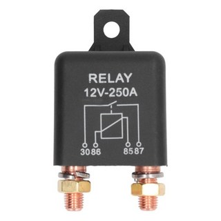 차량 시동 릴레이 스위치 12V 20A 스테인리스 스틸 황동 코일 차량용 하이 스타트인 파워
