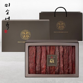 미소어육 국내산 소고기육포 선물세트, 700g, 1개 소고기선물세트