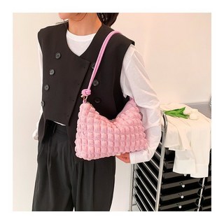 구름가방 4 color 미니 엠보싱 와플 구름백