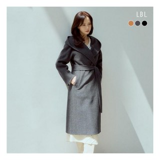 [LBL] (24FW) 울100 케이프후드 핸드메이드 막스 코트