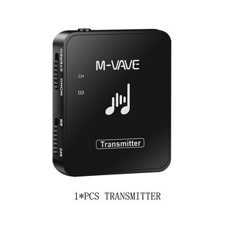 휴대용모니터 블루투스모니터 Cuvave WP-10 2.4G 무선 이어폰 모니터 충전식 송신기 수신기 지원 볼륨 제어, [03] 1 pcs transmitter, 01 1 pcs transmitter, 1개