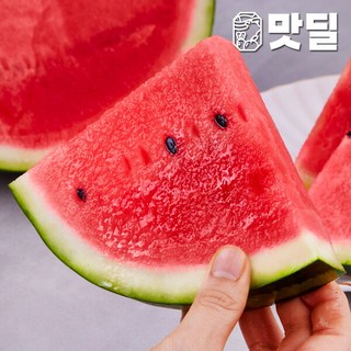 [맛딜] 당도선별 고당도 꿀 수박 1통 6-7kg 내외