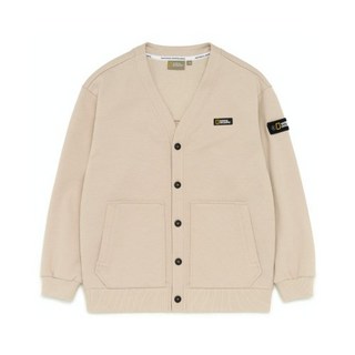 내셔널지오그래픽 키즈 K221UCD910 저지 가디건 LBEIGE