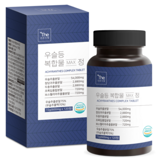 더건강드림 고함량 국내산 100% 우슬 복합물정 120정 (약4개월분), 1개