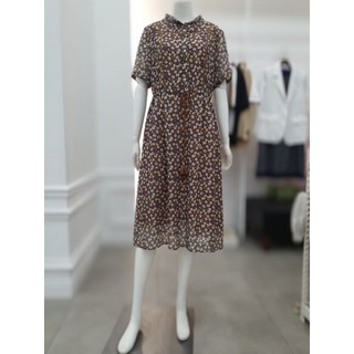 기비 잔꽃 프린트 원피스 (K3MN0Z8) 453112