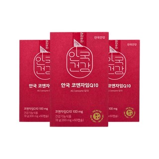 안국 코엔자임Q10, 60정, 3개
