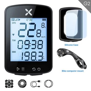 버전 xoss G G2 plus 2 자전거 컴퓨터 GPS 세대 사이클링 무선 속도계 트래커 주행 스트릿 패션계 도로 MTB ANT, 2) G2 group A, 1세트