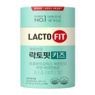 종근당건강 락토핏 키즈 60포 1개, 120g