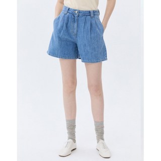 아떼 바네사브루노 WVPA4B253N1 스테디셀러네이비 워싱 면 데님숏팬츠 1388891