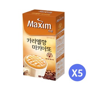 동서식품 맥심 카페 카라멜향 마키아또, 13g, 10개입, 5개