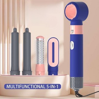 차이슨에어렙 스타일러 5in1 음이온 고급형 고데기 드라이기 컬링, 3_핑크 음이온 패키지, 유럽 규격