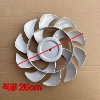 샤오미호환 선풍기 날개 교체용 블레이드 부품 5엽 15엽 28cm, 10인치 15엽 강풍-정음, 1개