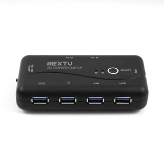 넥스트 KM 스위치 USB3.0 2:4 수동선택기 NEXT-3506PST, 1개