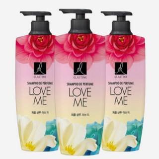 엘라스틴 엘지생활건강 퍼퓸 러브미 샴푸 600ml x 3개 188254