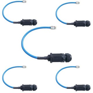 PENGLIN 5PCS M22 RJ45 방수 패널 마운트 커넥터