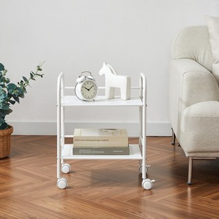 모던하우스 2단선반 메탈트롤리-BT0325013