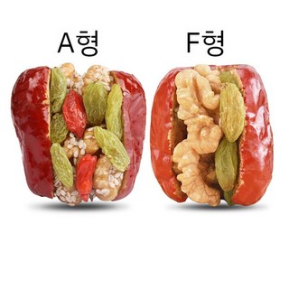 어르신 간식 대추 호두 강정 임산부 건강 과자 대추강정 부모님 건강간식, A 500g + F 500g, 3개