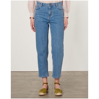 국내매장판 아떼바네사브루노 바네사브루노 라이트블루 워싱 면혼방 데님팬츠 VIPA3E126B1 263664