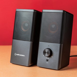 [작곡가의 미디가게] Audio Technica AT-SP95 오디오테크니카 액티브 USB 타입 턴테이블 PC 스피커, 블랙, 1개