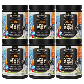 팔레오 고칼슘 산양유프로틴, 280g, 6개