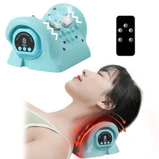 Garrl EMS저주파 목안마기 온열 진동 넥스트레쳐 목 마사지기 목어깨 마사지 베개 무선 리모컨, Garrl-347