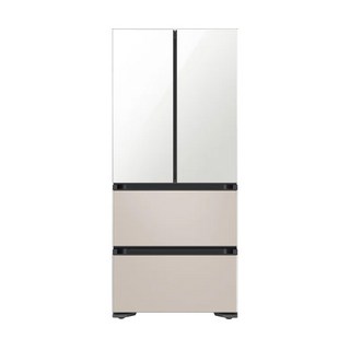 2024년 삼성 비스포크 4도어 김치냉장고 1등급 RQ49DB9401AP, 상단 에센셜화이트 하단 에센셜베이지