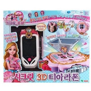 시크릿쥬쥬 3D 티아라폰, 혼합색상, 1개