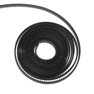 2M GT2 개방형 고무 타이밍 벨트 2GT 6mm 너비 CNC 3D 프린터 리프 랩을위한 2GT 6mm 폭, 검은 색