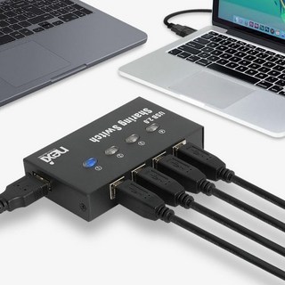USB2.0 4대 PC에 프린터 및 스캐너 연결을 위한 공유기/프린터 공유기 공유프린터연결