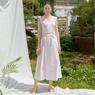 HAZE COTTON A LINE WRAP ONE PIECE