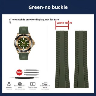 하이 퀄리티 실리콘 시계 스트랩 Breitling Superocean Navitimer Avenger 고무 밴드 접이식 버클 남성용 액세서리 22m