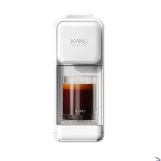 카누 바리스타 페블 커피머신 + 웰컴 캡슐 키트 세트, KANU Barista Pebble (DSM-DN), 페블 화이트(white)