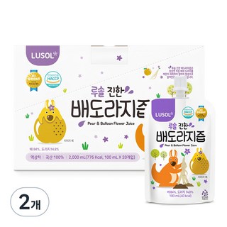 루솔 진한 배도라지즙 100ml 40개 상품 이미지
