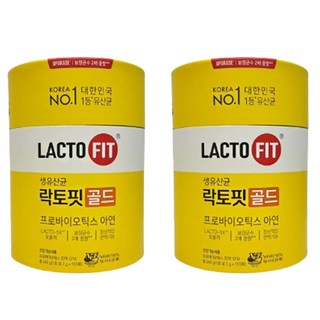종근당건강 락토핏 생 유산균 골드 30포, 240g, 2개