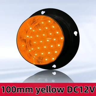 고휘도 LED 신호등 DC 12V 녹색 100mm 판매 프로모션 가격, [02] DC12V yellow