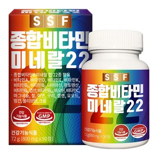순수식품 종합 멀티 비타민 미네랄, 90정, 1개