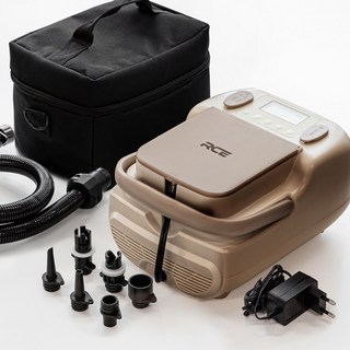 로티캠프 에어 펌프 사용 모습