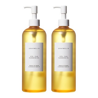 그레이멜린 비타 유자 클렌징 오일 400ml, 2개