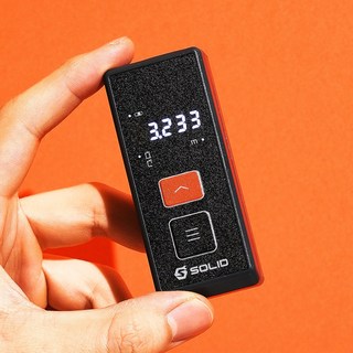 솔리드 레이저 거리측정기 초미니 레이저줄자 50M 레이져 디지털 줄자 S-M50, 1개
