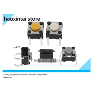 10pcs B3F-1002/1022/1005/1072/1000/1062 수입 마이크로 터치 택트 스위치 6x6x5, 6)4.3mm -1000 (Milk)
