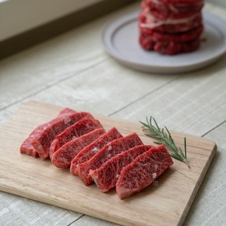 한우 유기농한우 갈비살 300g, 1개